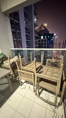 Set of 6 garden chairs