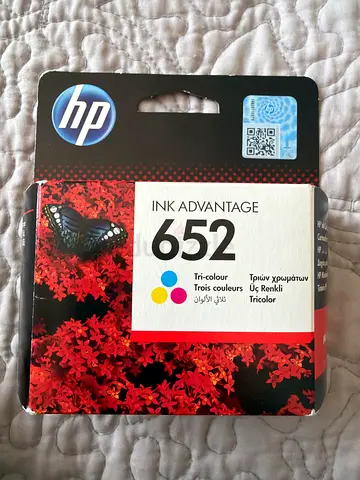 HP 652 Tri-color Ink Cartridge (Ink Advantage) - New