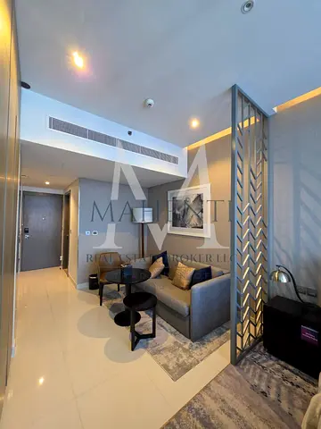 استوديو مفروش مطل على القناة | داماك ميزون برايف أ | الخليج التجاري