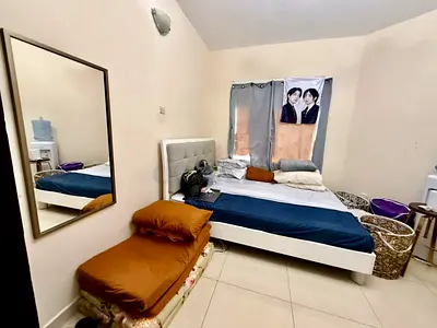 Fully Furnished Room with Window