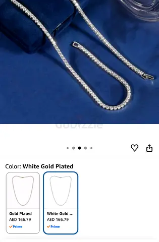 Top quality tennis necklace UNISEX Never used