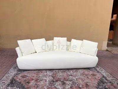 Comfortable GiorGetti Italian 3_ Seater Sofa Beige Brand new Condition