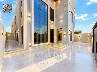 للبيع فيلا في منطقه سكنيه بالكامل | مكونه من 5 غرف نوم ماستر | شامل رسوم التسجيل | تملك حر | مساحه الارض ٣٣٠٠ قدم