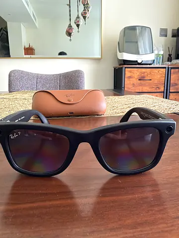 Ray-Ban Meta Black Square Sunglasses