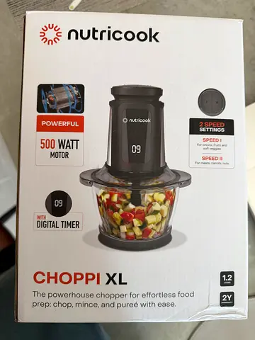 Nutricook Choppi XL 1.2L Food Chopper