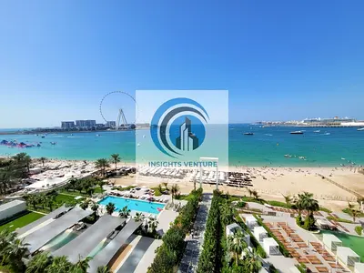 إطلالات بحرية بانورامية | شقة واسعة غرفتين | شاطئ خاص | لافِي JBR