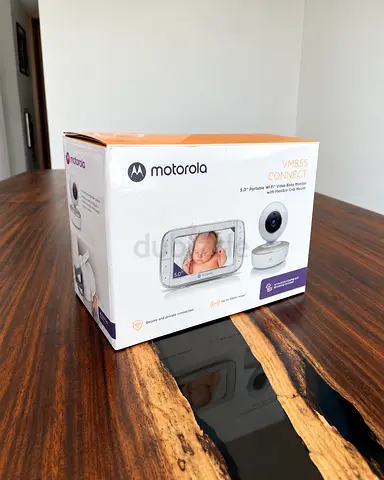 Motorola VM855 CONNECT Wi-Fi Baby Monitor – 5" HD Screen + Camera