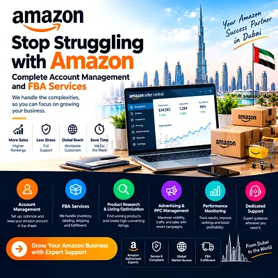 Stop Struggling with Amazon: Complete Account Management and FBA Services