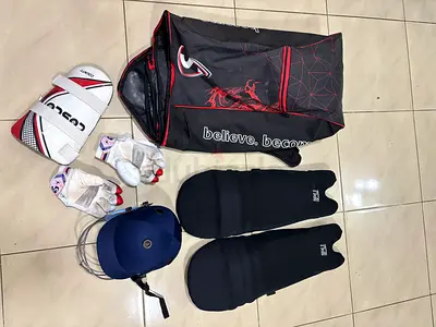 Cricket kit with 3 bats for sale