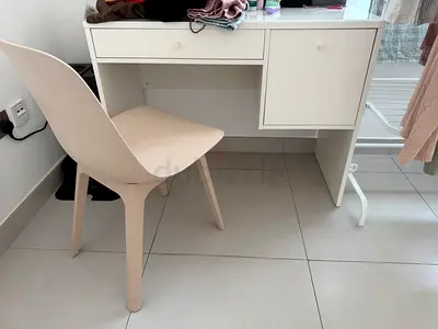 IKEA MICKE Desk and ODGER Chair Set