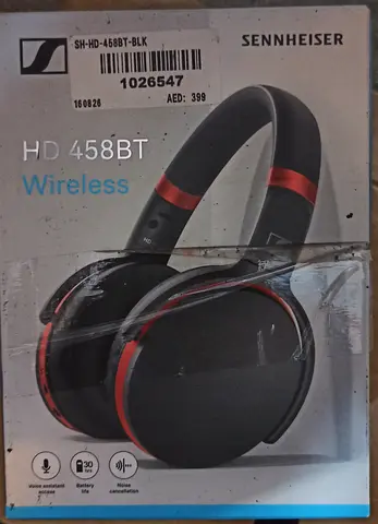 Sennheiser Over-Ear Wireless Headphones - Black/Red