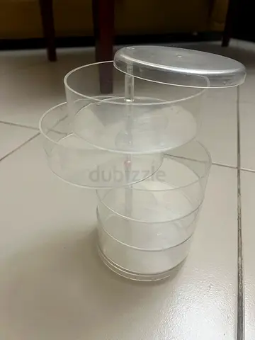 Transparent 5-Tier Rotating Plastic Organizer / Display Stand