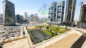 First Tenant Two Master Bedroom Apartment in Al Mamzar Free Parking Balcony Open View Prime Location