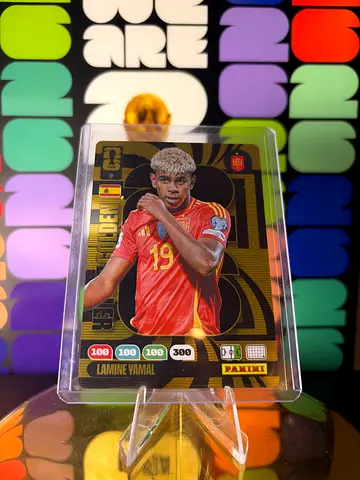2026 Panini Adrenalyn XL FIFA World Cup Lamine Yamal Golden Baller #9 Spain
