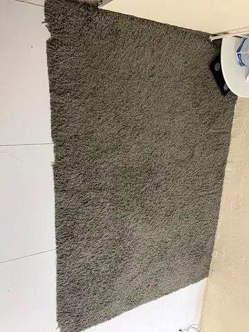 Ikea Grey shaggy rug - good condition, 190cm×130cm