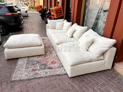 Modular Living room Marina Home Luscious Sofa with footstool