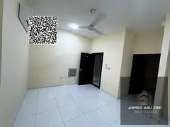 Beautiful 1-bedroom apartment for annual rent in Al Alia, Ajman. First tenant, family building, balc