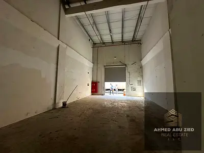 Brand-new warehouse with a prime layout; electricity and water connections available. Equipped with a Civil Defense system and a high-quality finished