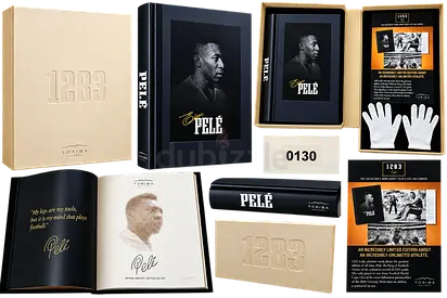 Rare Pelé Memorabilia-"Pelé - Limited Edition Signed Collector's Book | Numbered 130"