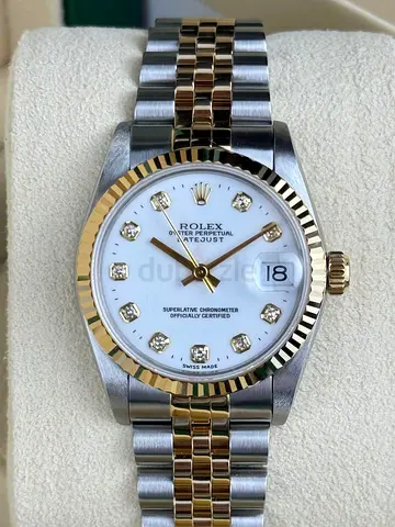 Rolex Datejust two-tone ladies watch. 31mm (1:1 clone Swiss made)