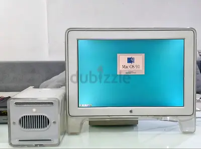 Apple Power Mac G4 Cube with Apple Cinema Display - Mac OS 9.1