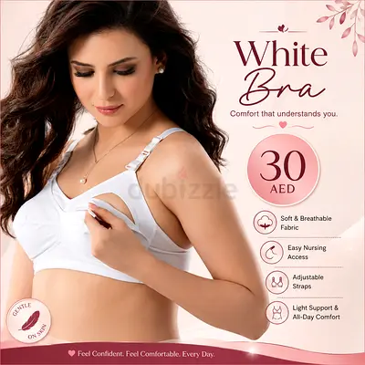White Nursing/Comfort Bra