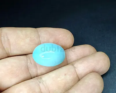 23.87 Ct Natural Iranian Persian Turquoise | HGL Certified | Ajami Style | Dubai