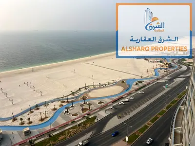 أبراج الريزيدنس – كورنيش عجمان | غرفتين وصالة مفروشة بالكامل | إطلالة بحرية مباشرة | غرفة ماستر | غرفة غسيل | حمام + شاور خارجي | جيم | مسبح | باركين