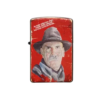 Vintage-style Collectible Lighter with Portrait Artwork Zippo style - UNUSED 165