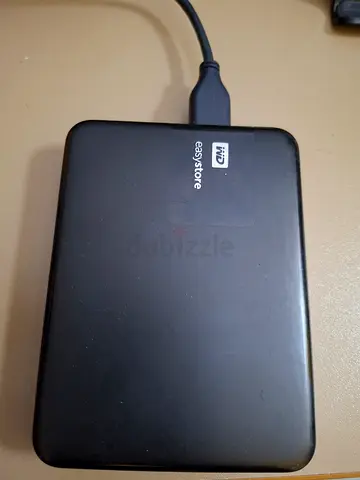WD Easystore 2TB Portable External Hard Drive - Black