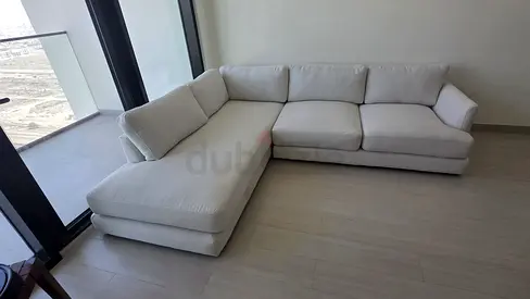 Selling high quality West Elm Haven L Shape Sofa Beige