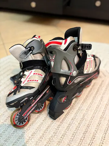 Rollerblade Extendable Rollerskates Junior with Full Gear