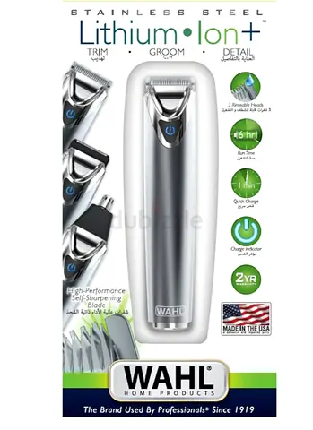 WAHL Lithium Ion Stainless Steel Grooming Kit, Rechargeable