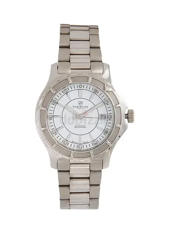 Christina Watches stainless steel wristwatch with date - silver - 148 SW