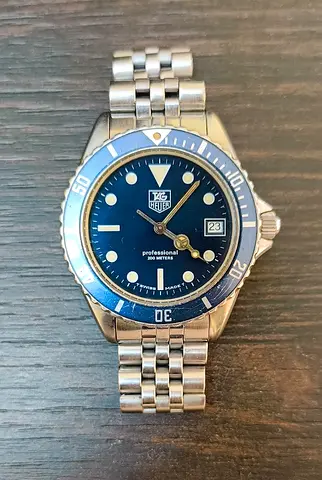 Vintage Tag Heuer 1000 Professional Diver for sale