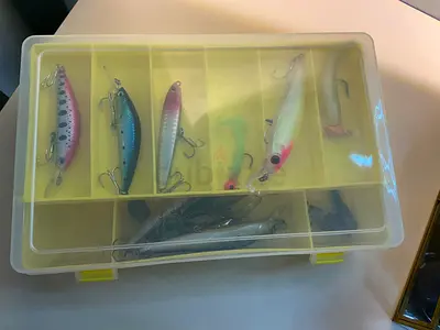 Fishing Lure Set with Tackle Box