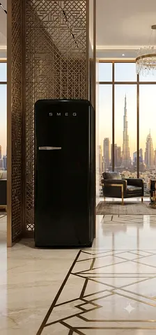 SMEG Retro Refrigerator – Black | Original Design | Excellent Condition