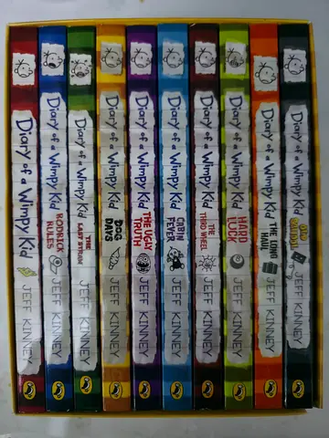 Diary of a Wimpy Kid boxed set (multiple early volumes) - used