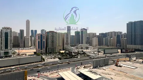 Two Bedroom Apartment for Annual Rent in Al Taawun Sharjah with Two Master Bedrooms Balcony and Open View