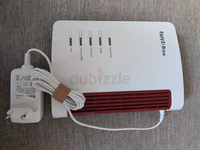 FRITZ!Box DSL Router with Power Adapter - Good Working Condition