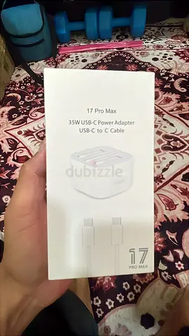 iPhone 17 Pro Max 35W USB-C Power Adapter with USB-C to C Cable (New)