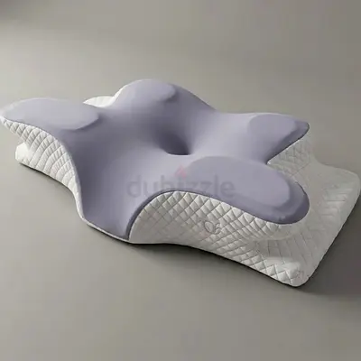 Pillow This is a Butterfly-Shaped Cervical Memory Foam Pillow designed with ergonomic contouring for