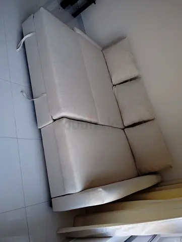 Light beige 3-seater sofa - good condition