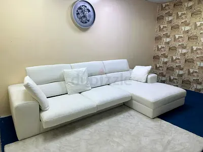 White color marina home lshape sofa