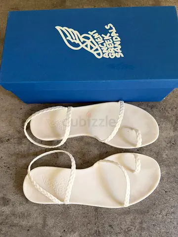 Ancient Greek Sandals white