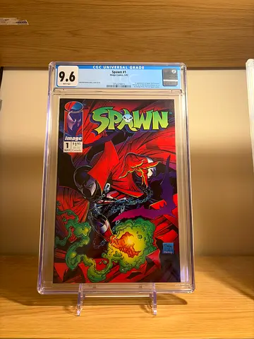 CGC 9.6 Graded Spawn Comic Issue #1 — High-Grade Collectible (Encapsulated)