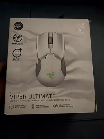 Razer Viper Ultimate Wireless Gaming Mouse (white) - brand New with box