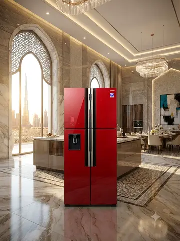 Hitachi 4-Door Fridge Freezer – Water Dispenser & Ice Maker