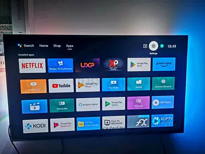 55-inch Philips Smart LED TV with Android TV apps (working condition)