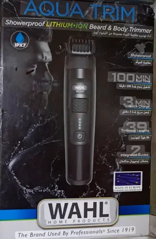 Wahl Aqua Trim Lithium-Ion Beard & Body Trimmer - Showerproof, 100min Run Time